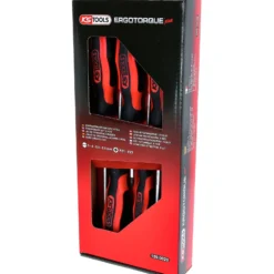 KS TOOLS ERGOTORQUEplus Schraubendreher-Satz 6tlg. Schlitz PZ - 159.0020