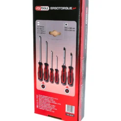 KS TOOLS ERGOTORQUEplus Schraubendreher-Satz 6tlg. Schlitz PZ - 159.0020