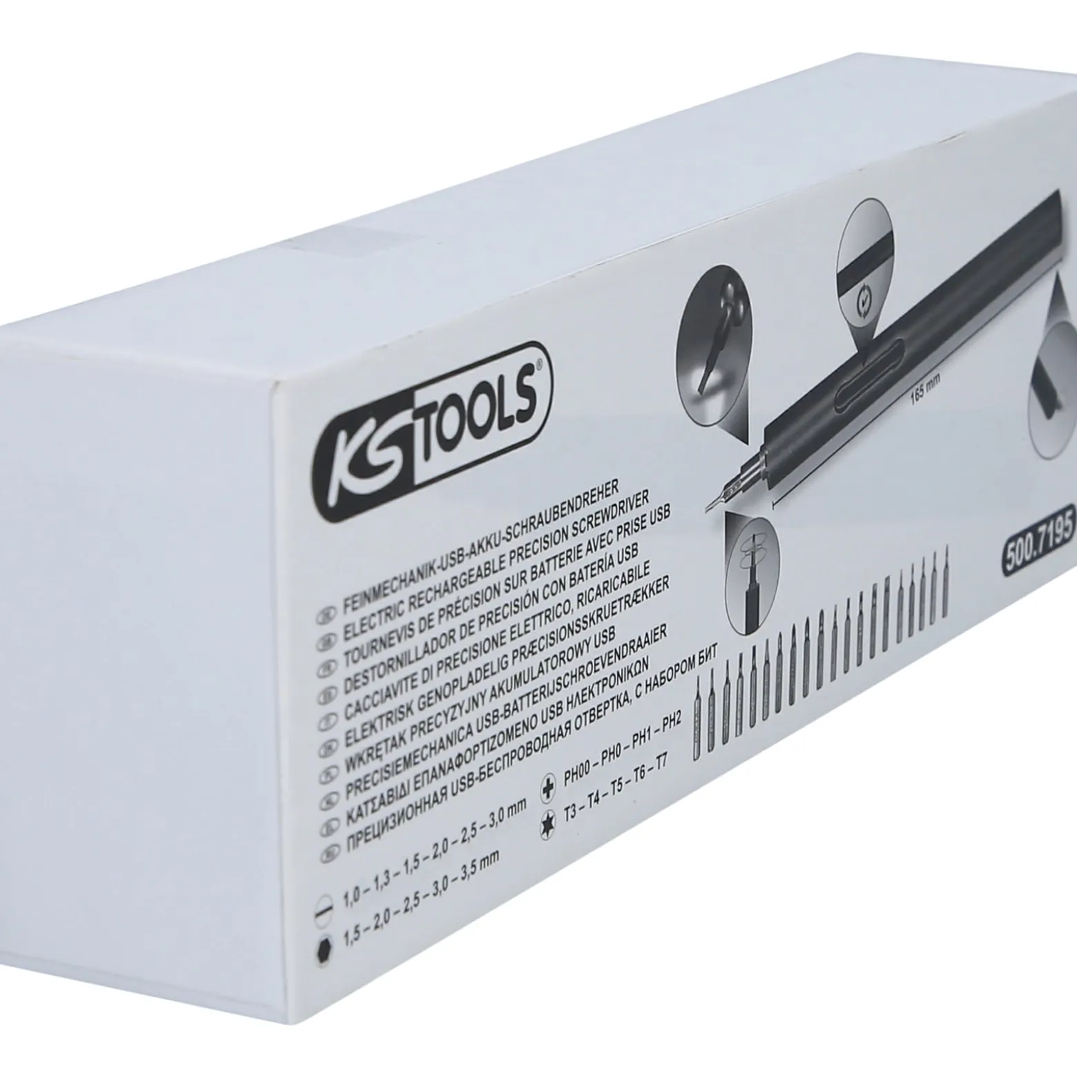 KS TOOLS Feinmechanik-USB-Akku-Schraubendreher - 500.7195