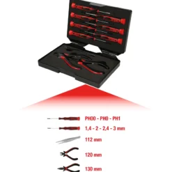 KS TOOLS Feinmechanik-Werkzeug-Satz 10tlg. - 500.7180