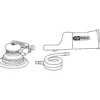 KS TOOLS Feinschliff-Druckluft-Excenterschleifer mit Staubabsaugung - 515.3061