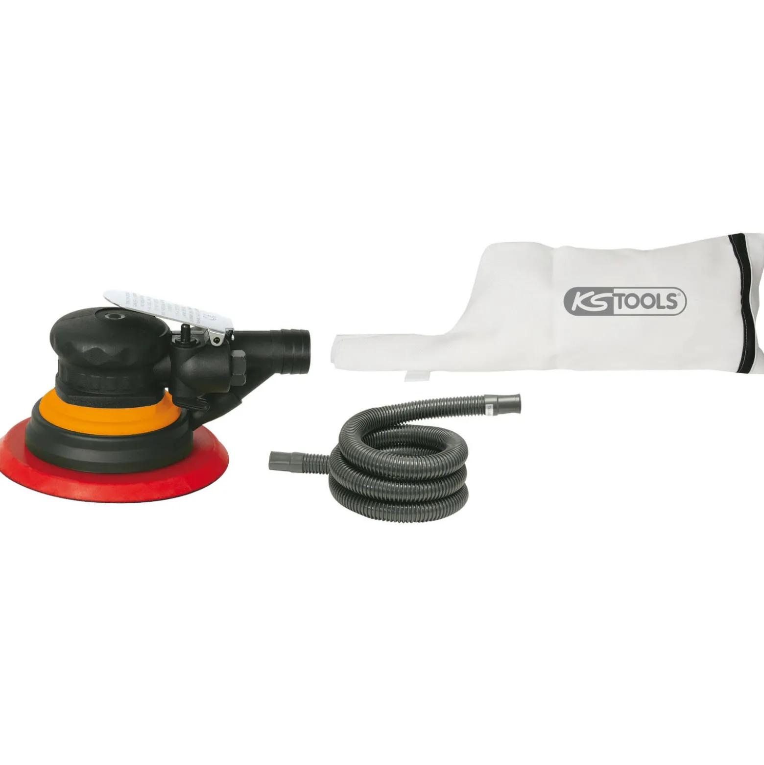KS TOOLS Feinschliff-Druckluft-Excenterschleifer mit Staubabsaugung - 515.3061