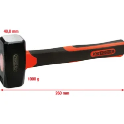 KS TOOLS Fäustel mit Fiberglasstiel 1000g - 142.5101