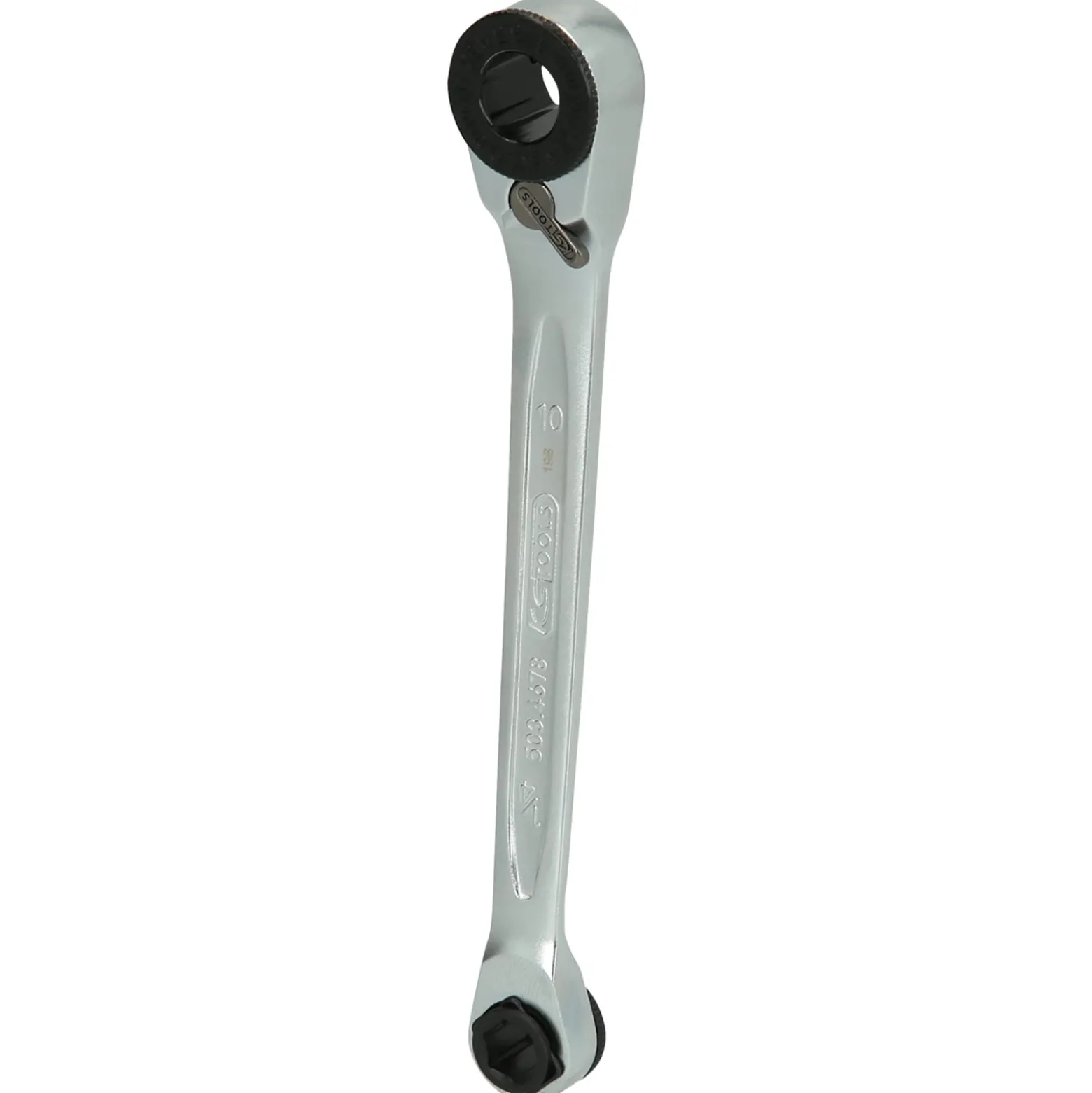 KS TOOLS GEARplus Mini-Bit-Umschalt-Ratschenringschlüssel 1/4" x 10 mm - 503.4678