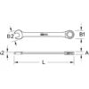KS TOOLS GEARplus Ratschenringmaulschlüssel 5,5 mm - 503.42055