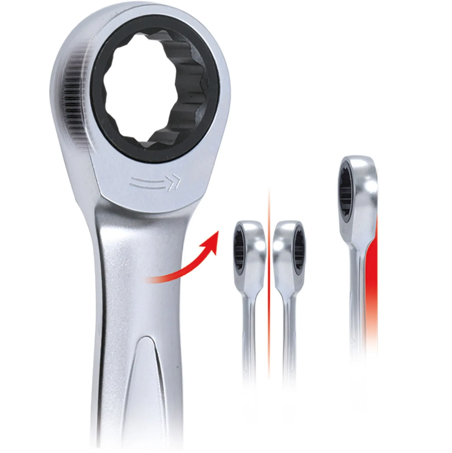 KS TOOLS GEARplus Ratschenringmaulschlüssel 5,5 mm - 503.42055