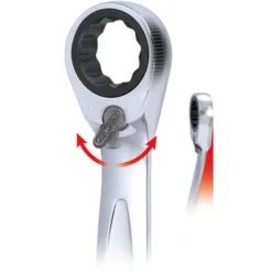 KS TOOLS GEARplus RINGSTOP-Ratschenringmaulschlüssel-Satz abgewinkelt 5tlg. - 503.4955