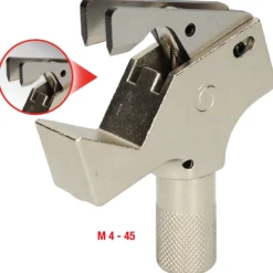 KS TOOLS Gewinde-Nachschneider für Außengewinde M4 - M45 - 150.1467