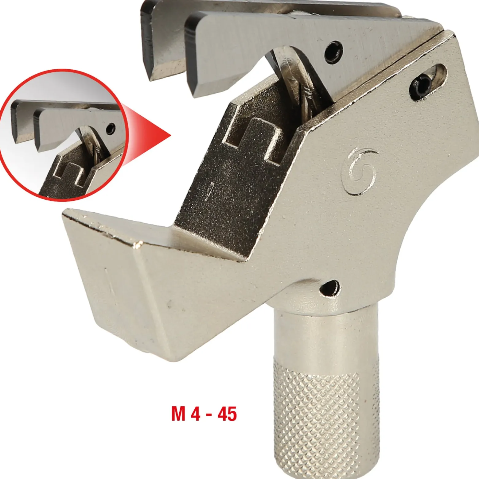 KS TOOLS Gewinde-Nachschneider für Außengewinde M4 - M45 - 150.1467