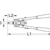KS TOOLS Handnietzange 315 mm - 150.9625