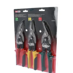 KS TOOLS Hebel-Blechdurchgangsscheren-Satz 3tlg. - 118.0050