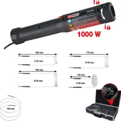 KS TOOLS Induktions-Heizpistolen-Satz mit Schnellverriegelung 6tlg. - 500.8605