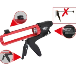 KS TOOLS Kartuschenpistole ohne herausstehende Schubstange 310 ml - 980.3050