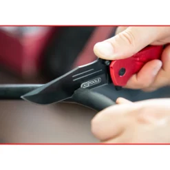KS TOOLS Klappmesser mit Arretierung und Gurtschneider - 907.2220