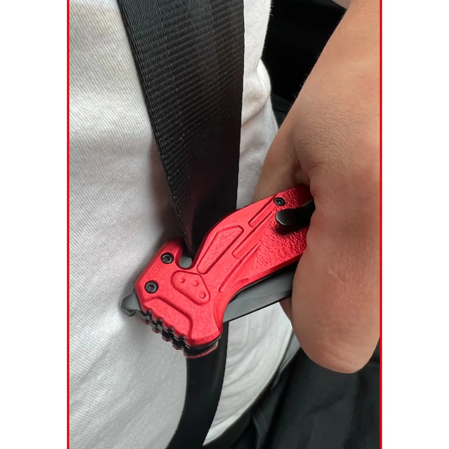 KS TOOLS Klappmesser mit Arretierung und Gurtschneider - 907.2220