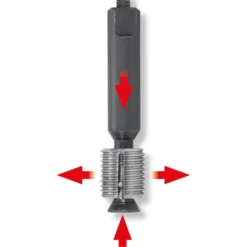 KS TOOLS Ölablassschrauben-Dichtsitz-Planfräser-Satz 6tlg. - 150.1485