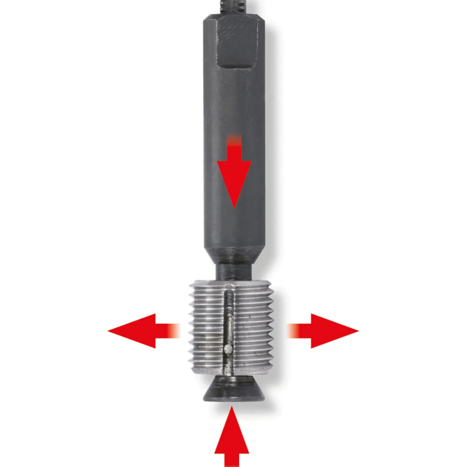 KS TOOLS Ölablassschrauben-Dichtsitz-Planfräser-Satz 6tlg. - 150.1485