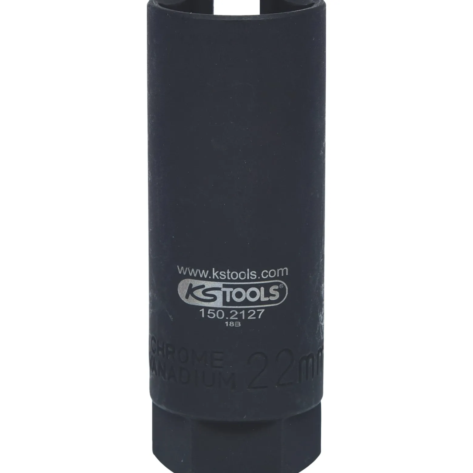 KS TOOLS 3/8" Lambdasonden Stecknuss tief geschlitzt 22 mm - 150.2127