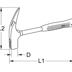 KS TOOLS Latthammer 600g - 140.2001