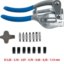 KS TOOLS Lochzangen-Satz 16tlg. - 118.0105