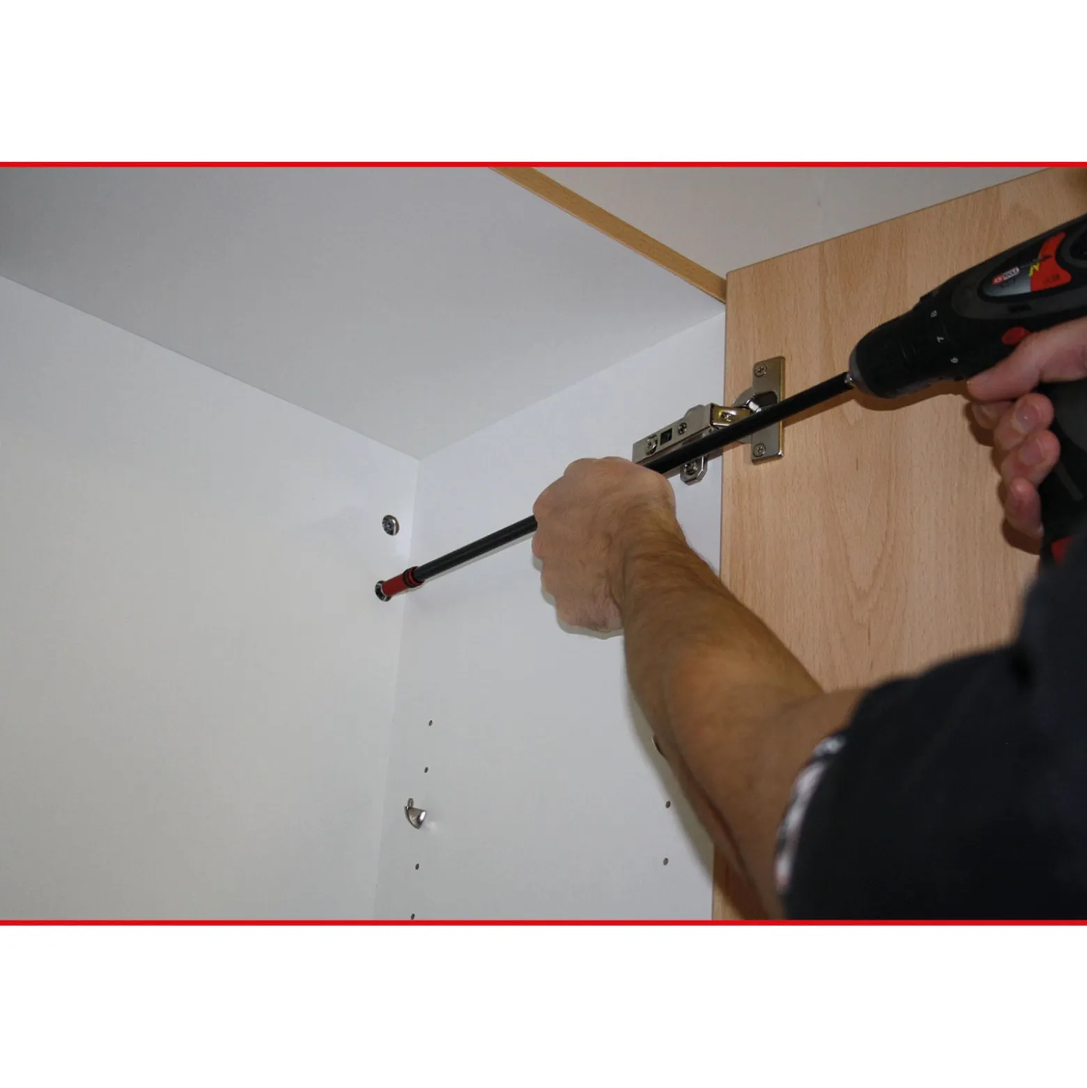 KS TOOLS 1/4" Magnetischer Schnellwechsel-Bithalter mit Freilaufhülse extra lang - 514.1148