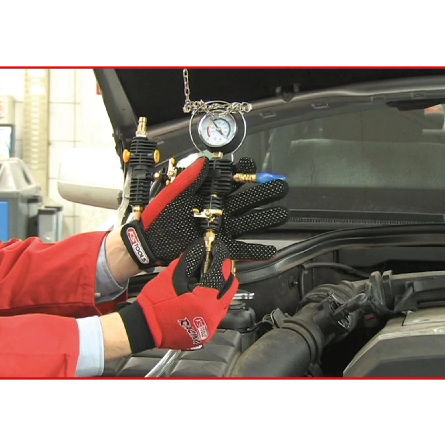 KS TOOLS MASTER Kühlsystem-Diagnose-Service-Satz 25tlg. - 150.1930