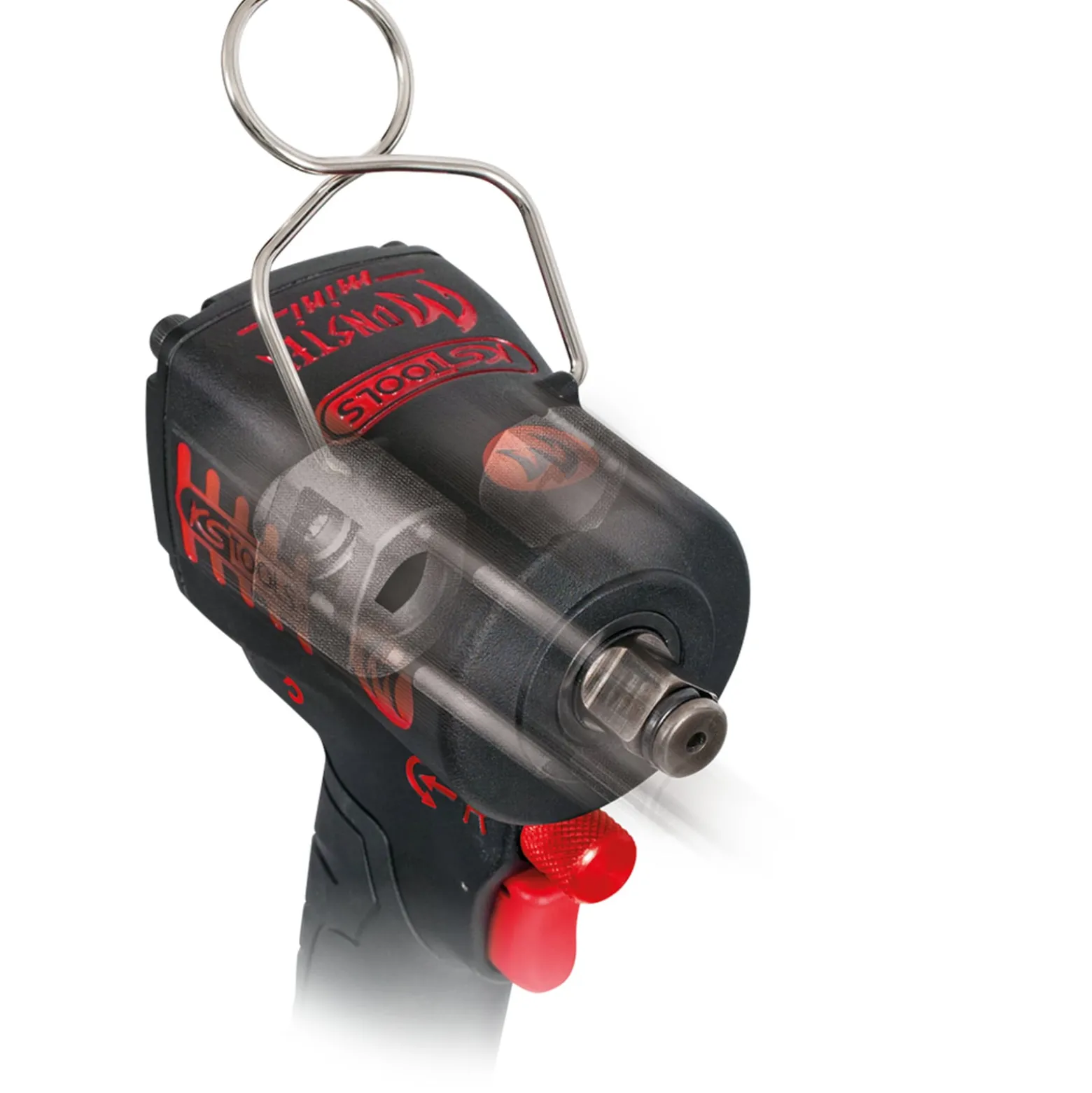 KS TOOLS 1/2" miniMonster Hochleistungs-Druckluft-Schlagschrauber 1.390 Nm - 515.1270