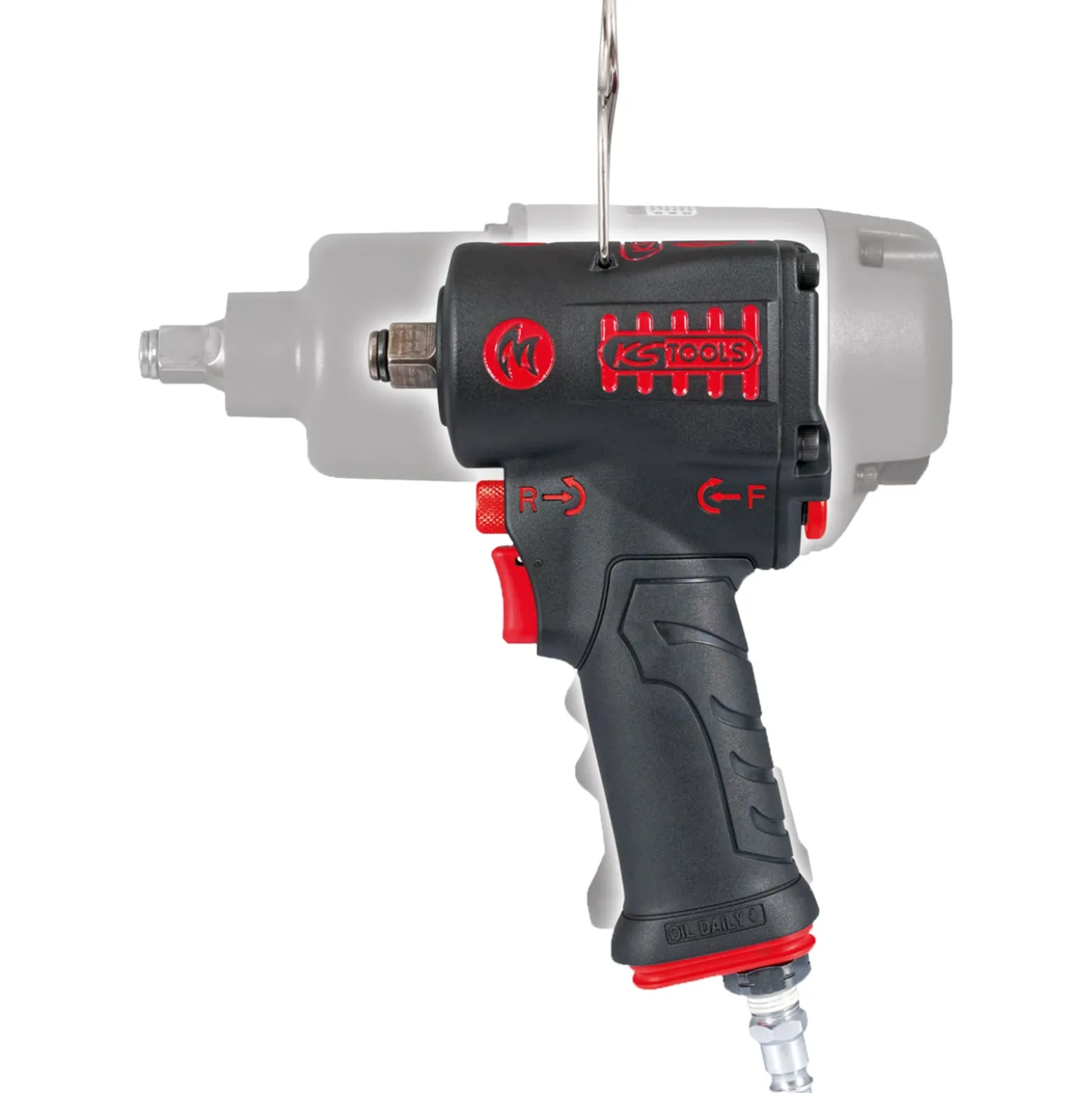 KS TOOLS 1/2" miniMonster Hochleistungs-Druckluft-Schlagschrauber 1.390 Nm - 515.1270