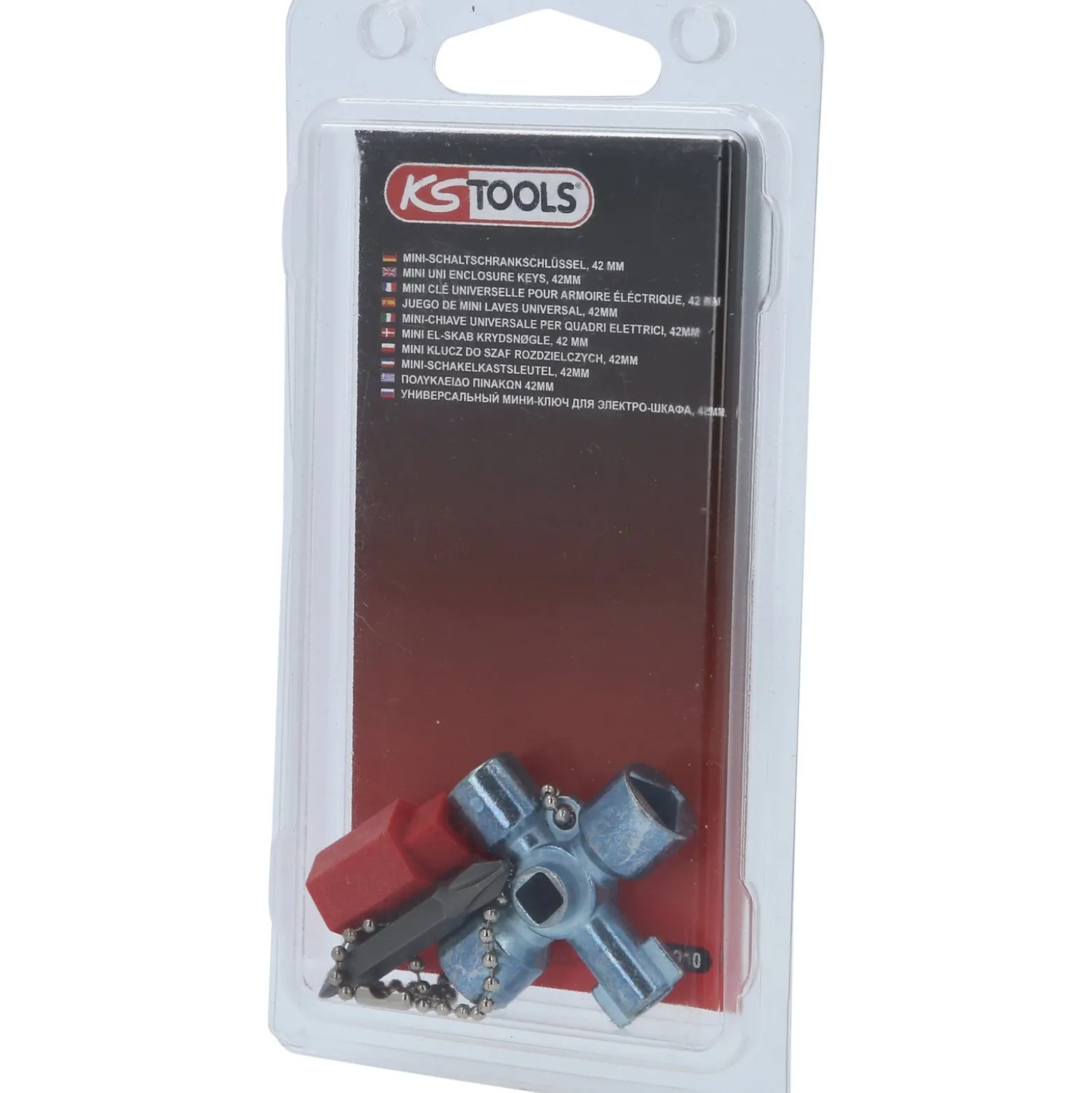 KS TOOLS Mini-Schaltschrankschlüssel 42 mm - 130.1010