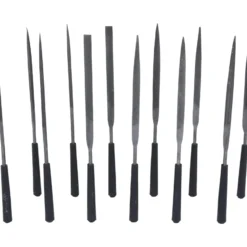 KS TOOLS Nadelfeilen-Satz mit Kunststoffheft 12tlg. - 140.3050