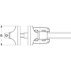 KS TOOLS Parallel-Schraubstock mit Drehteller 147 mm - 914.0035