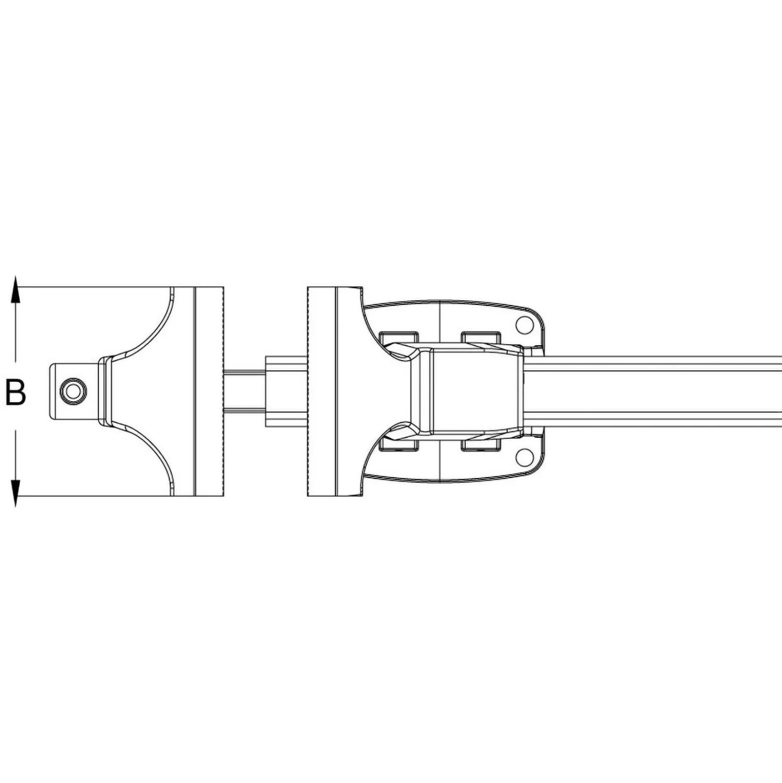 KS TOOLS Parallel-Schraubstock mit Drehteller 147 mm - 914.0035