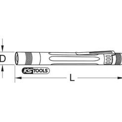 KS TOOLS perfectLight Taschenlampe 85 Lumen - 150.4370