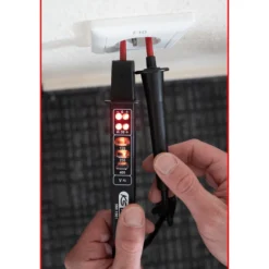 KS TOOLS Polaritäts- und Spannungsprüfer mit Schutzisolierung 6-400 V - 550.1501