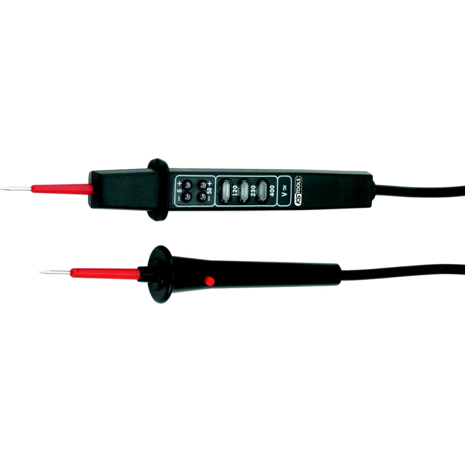 KS TOOLS Polaritäts- und Spannungsprüfer mit Schutzisolierung 6-400 V - 550.1501