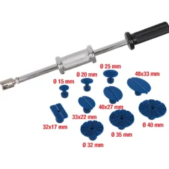 KS TOOLS Profi-Ausbeul-Gleithammer-Satz 11tlg. - 140.2510