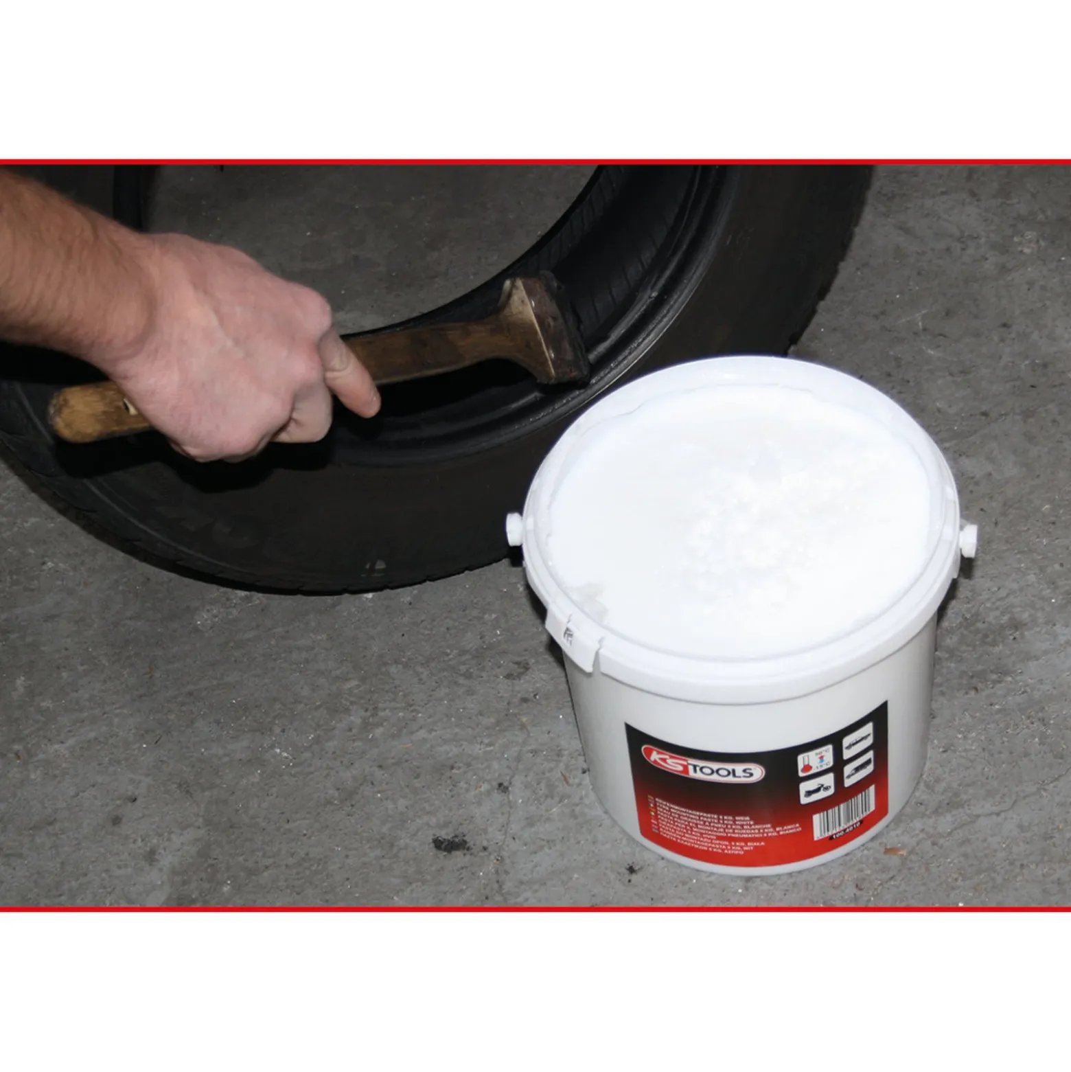 KS TOOLS Reifenmontagepaste 5 kg weiß - 100.4010