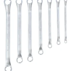KS TOOLS RESCUEpower Doppel-Ringschlüssel-Satz gekröpft 7tlg. 6-19 mm - 517.1555
