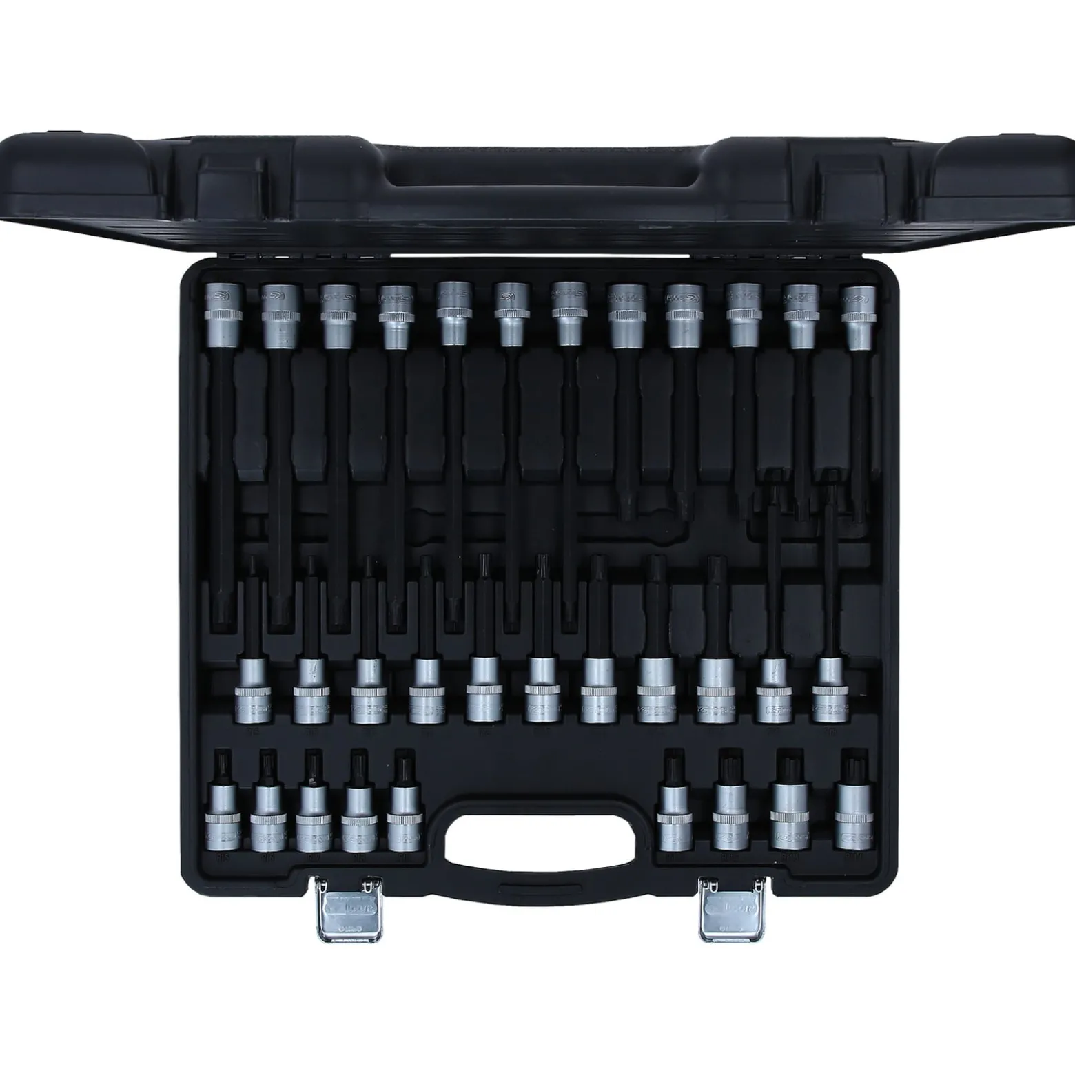 KS TOOLS 1/2" RIBE Bit-Stecknuss-Satz 32tlg. kurz lang und extra lang - 911.4520