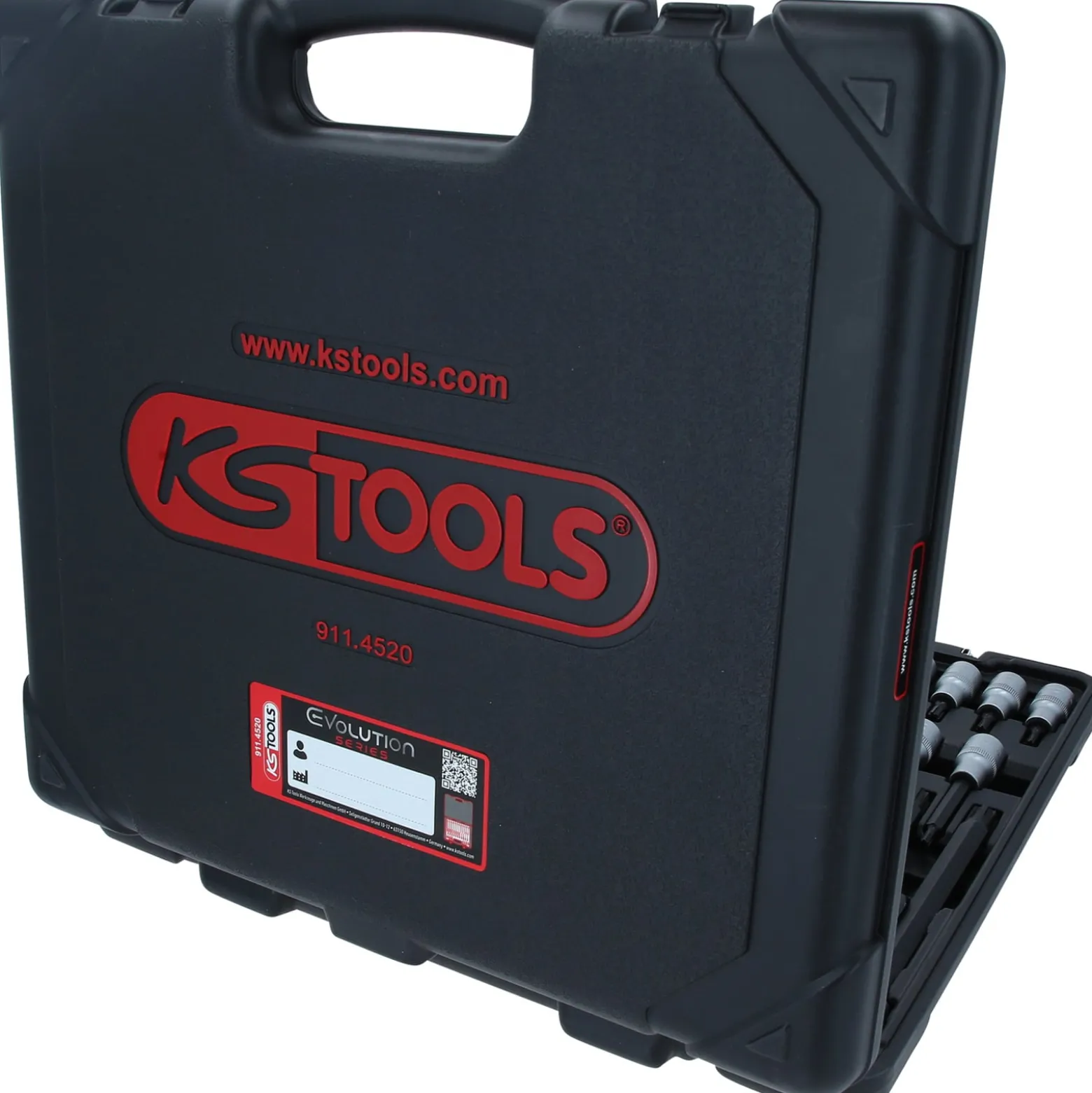 KS TOOLS 1/2" RIBE Bit-Stecknuss-Satz 32tlg. kurz lang und extra lang - 911.4520