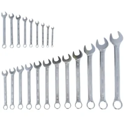 KS TOOLS Ringmaulschlüssel-Satz abgewinkelt 21tlg. 6 - 32 mm + GRATIS Besteck-Set 3tlg.