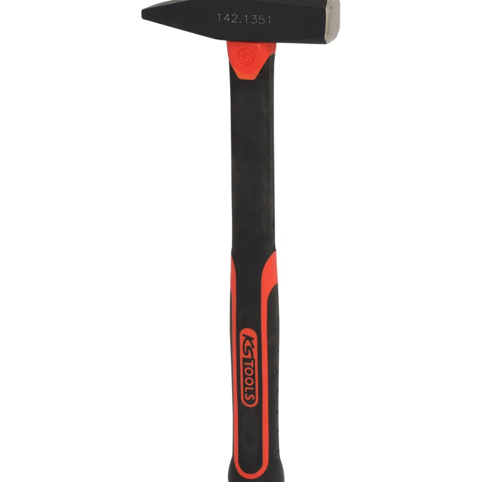 KS TOOLS Schlosserhammer mit Fiberglasstiel 500g - 142.1351