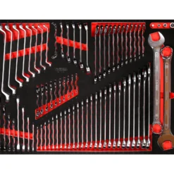 KS TOOLS Schraubenschlüssel-Satz in Schaumstoffeinlage 76tlg. - 821.0076