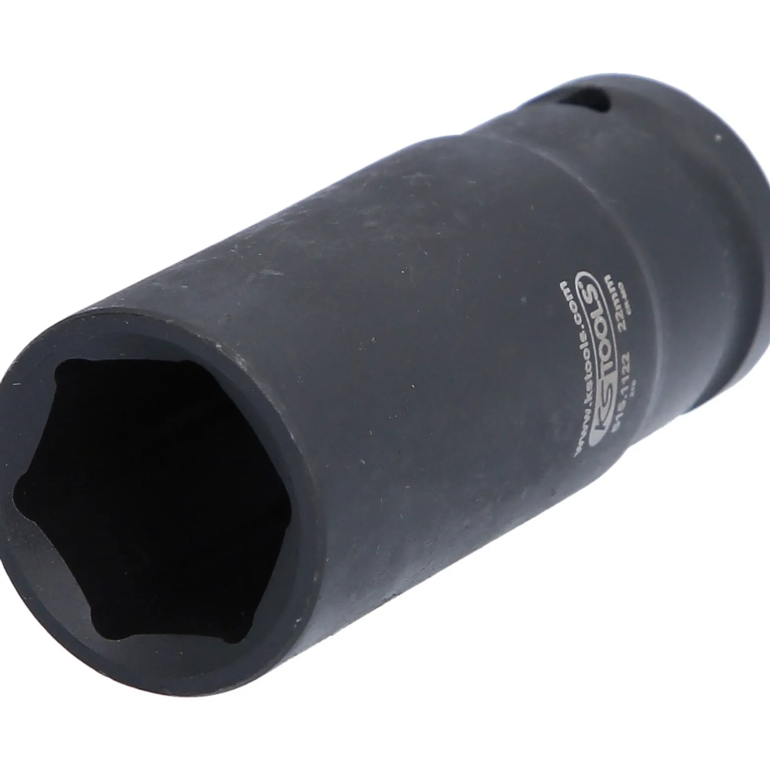 KS TOOLS 1/2" Sechskant-Kraft-Stecknuss lang 22 mm - 515.1122