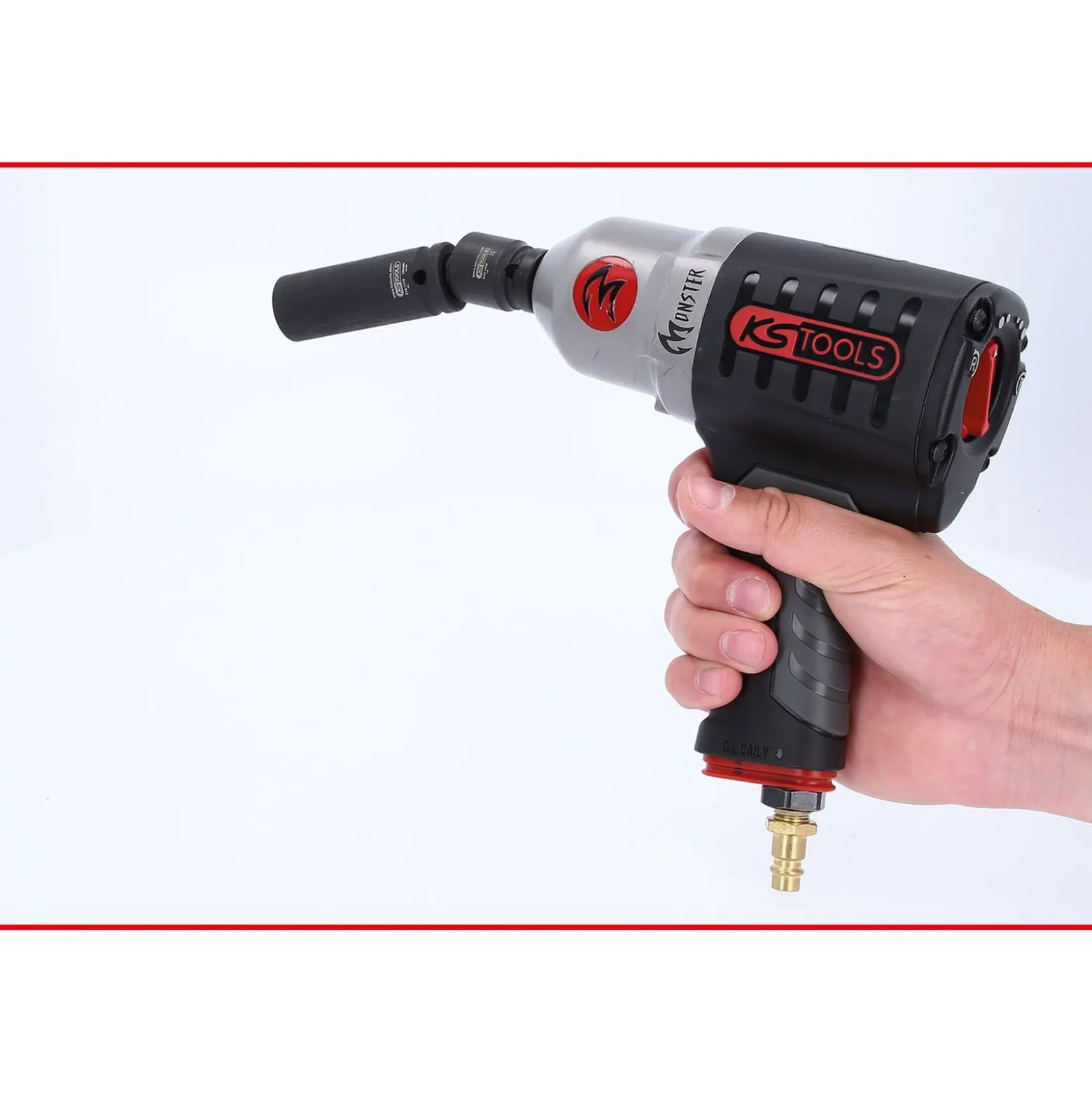 KS TOOLS 1/2" Sechskant-Kraft-Stecknuss-Satz 40tlg. - 515.0065