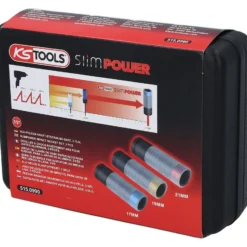 KS TOOLS SlimPOWER Impact-Stecknuss-Satz 3tlg. 1/2
