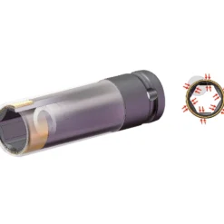 KS TOOLS SlimPOWER Impact-Stecknuss-Satz 3tlg. 1/2