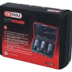 KS TOOLS SlimPOWER Impact-Stecknuss-Satz 3tlg. 1/2
