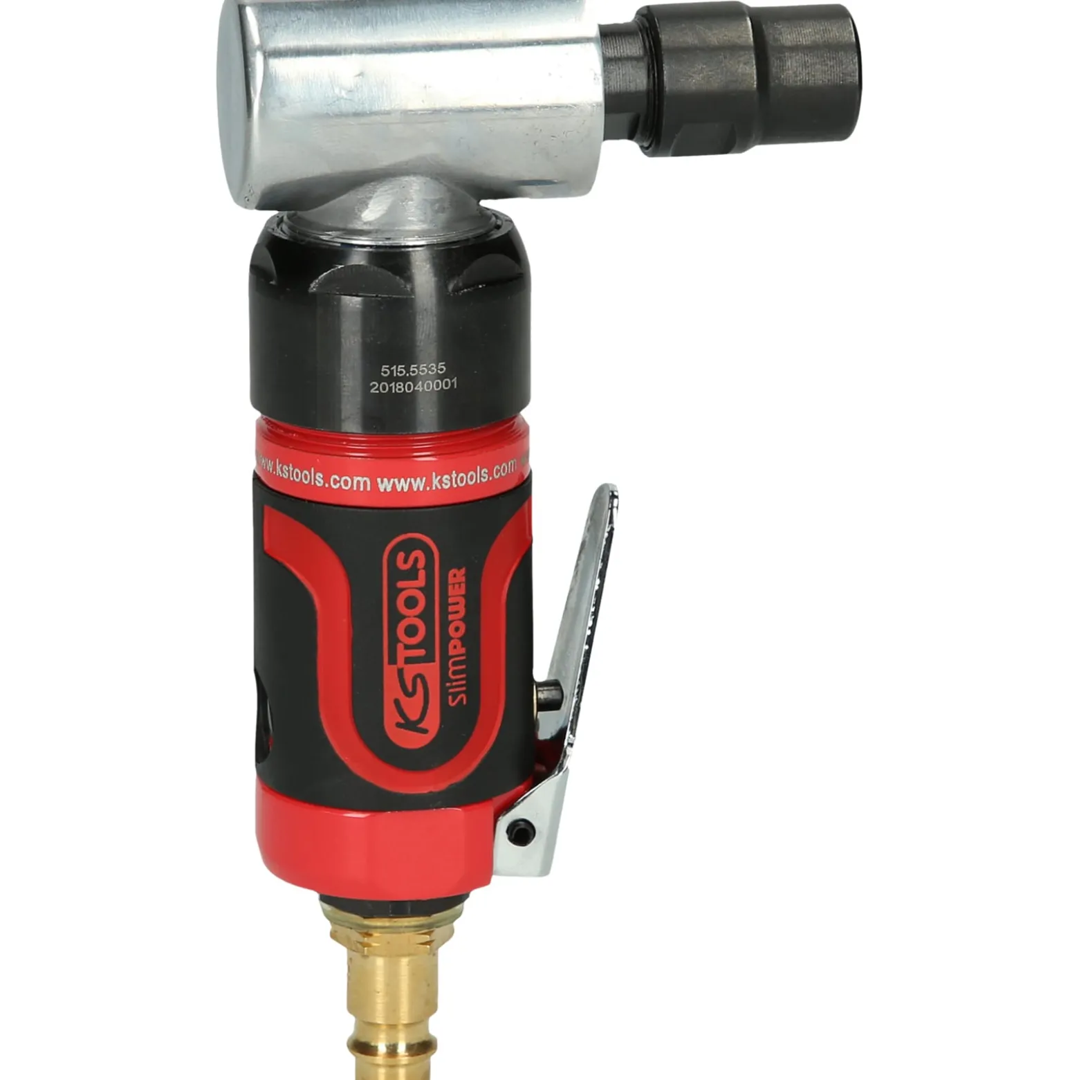 KS TOOLS SlimPOWER Mini-Druckluft-Winkelstabschleifer 19.000 U/min - 515.5535