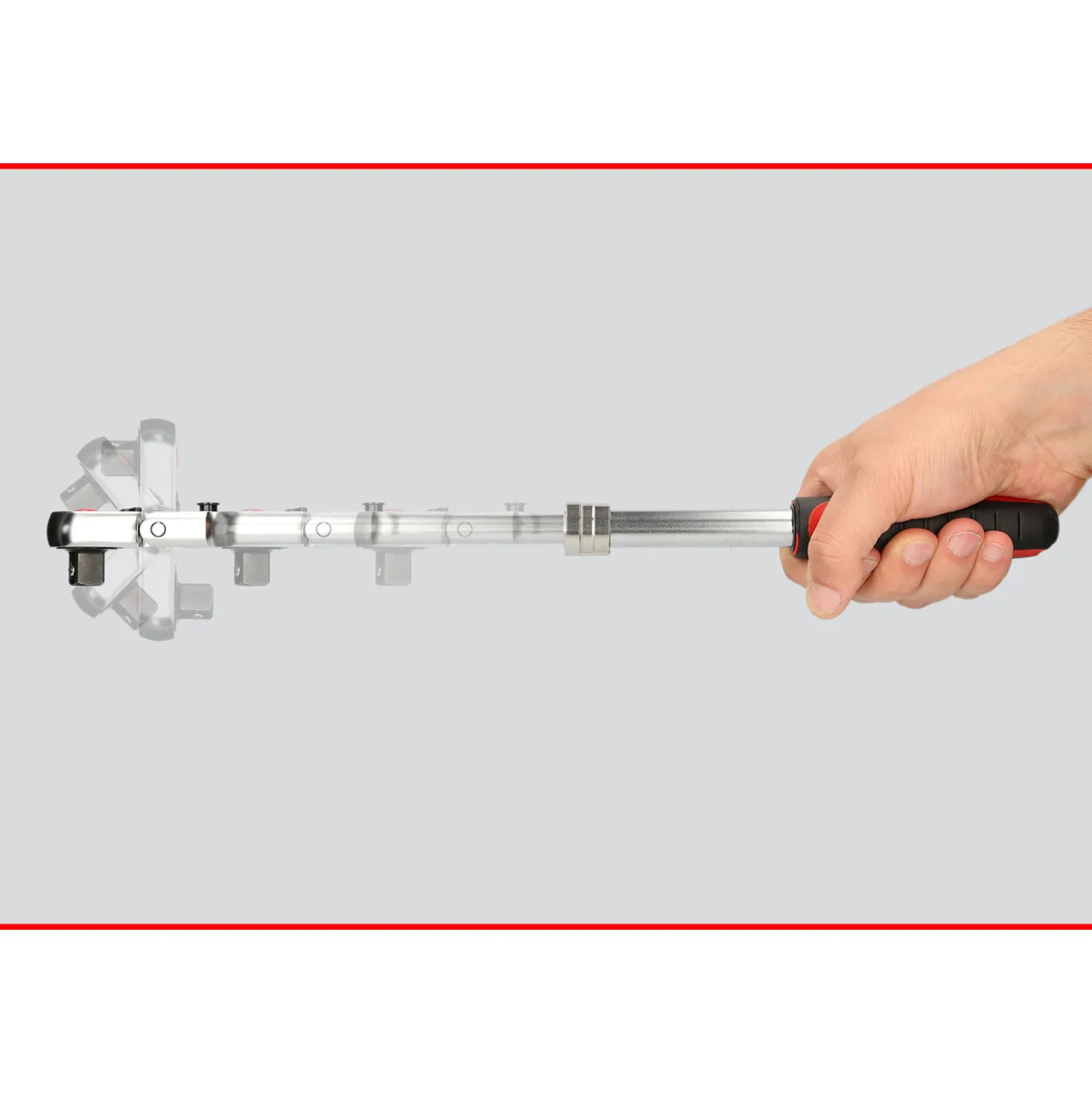 KS TOOLS 1/4" SlimPOWER Teleskop-Gelenk-Umschaltknarre 72 Zahn - 914.1420